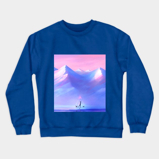 Winter Travel Crewneck Sweatshirt by Anazaucav